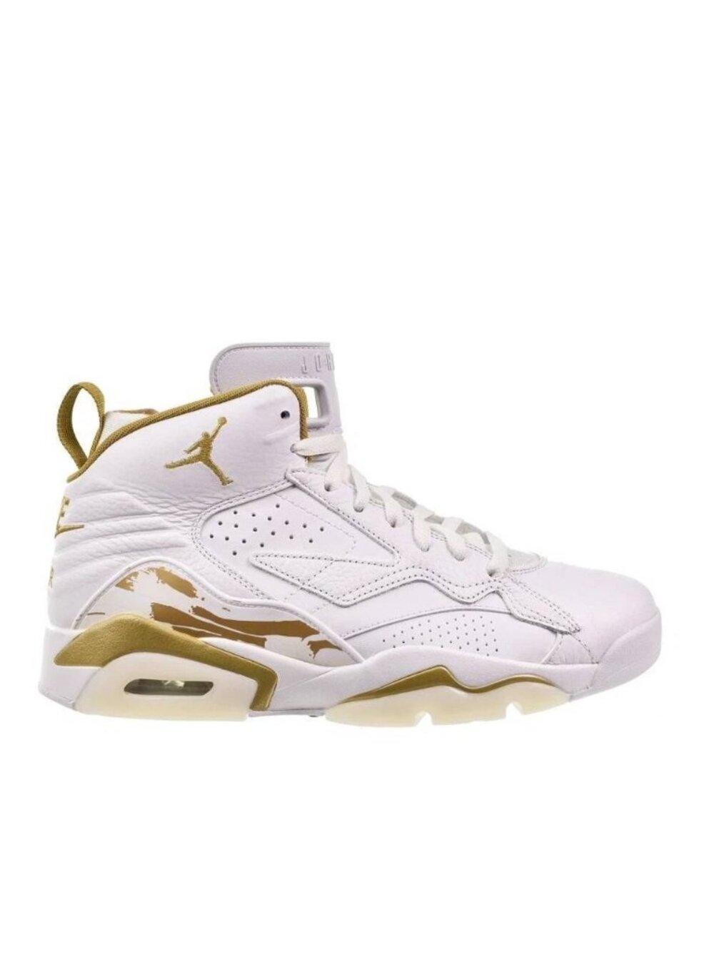 NEW Jordan MVP Men's Shoes White/Metallic Gold-Phantom DZ4475-170 Size 7.5